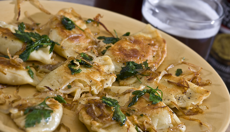 Onion & Cheddar Pierogi