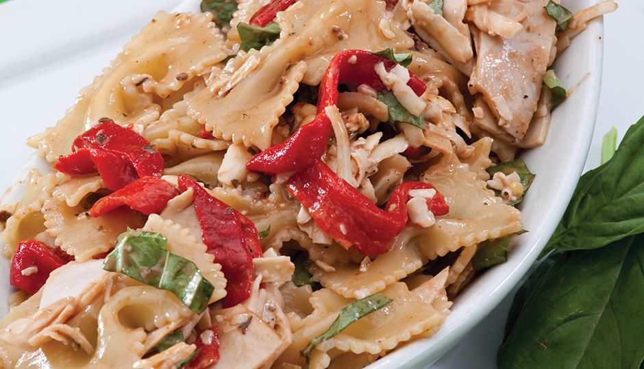 Smoked Turkey and Adams Reserve Cheddar Pasta Salad