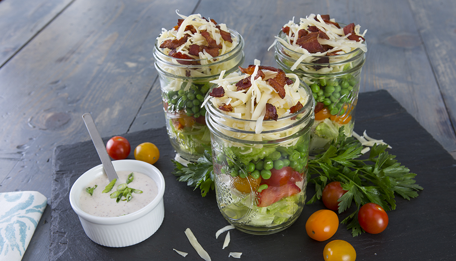 Adams Reserve Cheddar Layered Salad