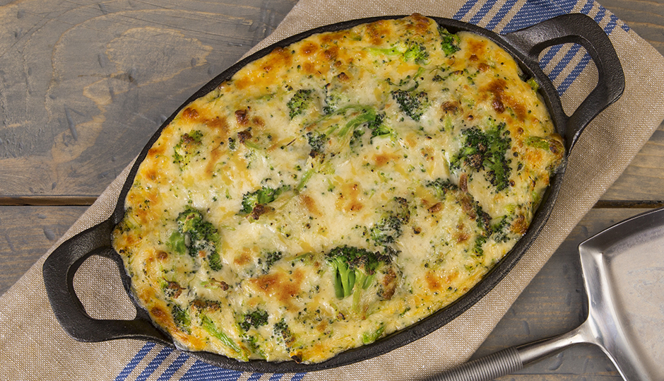 Creamy Broccoli Cheddar Gratin