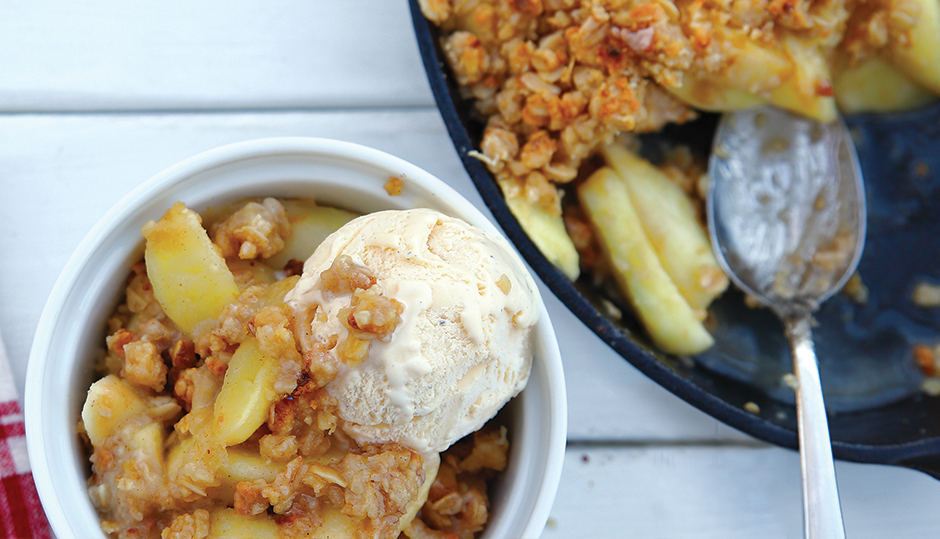 Apple Cheddar Crisp