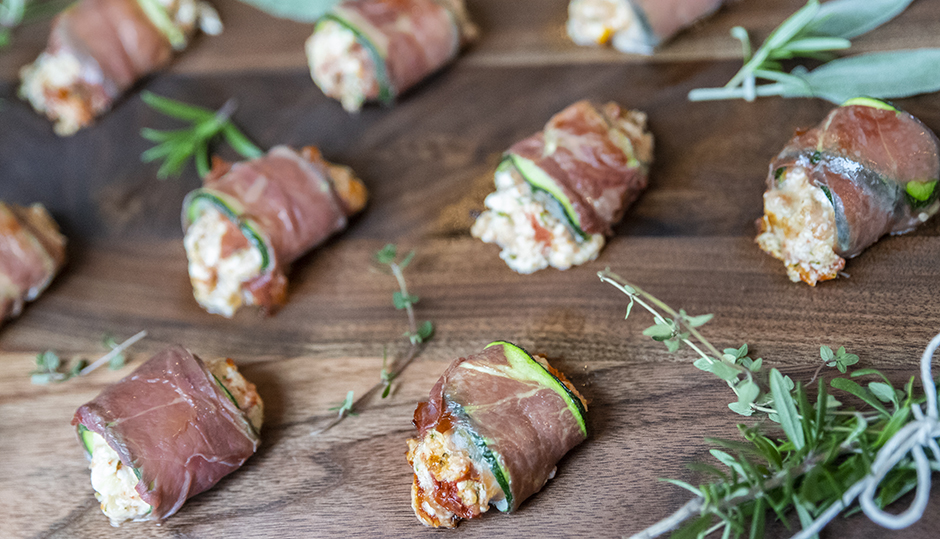 Prosciutto & Zucchini “Poppers”